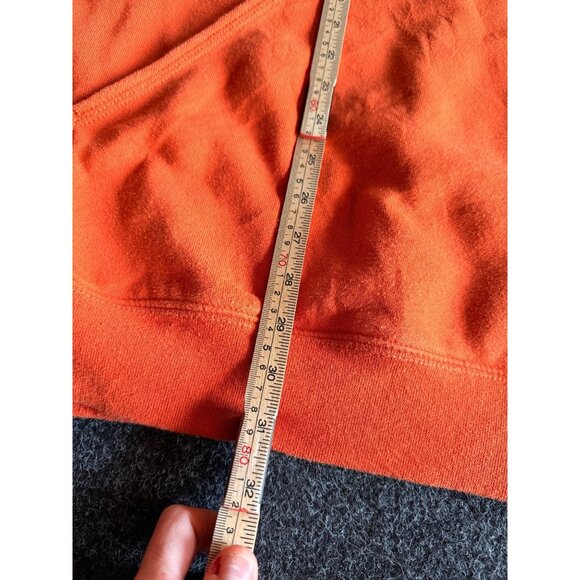 preloved Carhartt Mens Orange Pullover Hoodie Sweatshirt 3XL Regular Fit Cotton - Picture 4 of 10